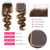 4/27 Highlight Body Wave 3 Bundles With 5x5 Lace Closure