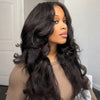 Pre-Layered Yaki Body Half Wig Glueless Install Pull Go with Adjustable Drawstring