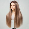 Balayage Honey Blonde Highlight Wig Pre Cut 6x5 HD Lace Glueless Wig Bleached Knots