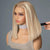 Blonde Highlight P16/613 Straight Human Hair 6x5 13x6 Lace Glueless Bob Wigs