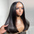 Double Drawn Blunt Cut Straight Glueless Wig Pre Cut 6x5 HD Lace Shoulder Length Wig