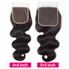 body wave 3 bundles with 5x5 hd lace closure