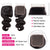 body wave 3 bundles with 5x5 hd lace closure