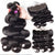 body wave human hair 3 bundles with 13x4 hd lace frontal