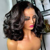 Short Loose Bouncy Curls 6x5 13x4 HD Lace Glueless Wigs 180% Density