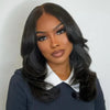 Customized Butterfly Haircut Layered Wig Glueless 6x5 HD Lace Wigs Pre Bleached