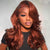 Shoulder Length Copper Brown Butterfly Layer Cut Glueless Wig 6x5 HD Lace Wear Go Wig