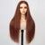 copper brown straight body wave glueless wig - uprettyhair