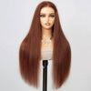 copper brown straight body wave glueless wig - uprettyhair
