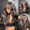 Curtain Bangs Face-Framing Body Wave 6x5 HD Lace Glueless Wig Pre Cut Lace Human Hair Wigs-uprettyhair
