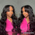 curtain bangs body wave glueless wig with layers