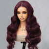 Dark Burgundy 99J Human Hair Body Wave Glueless 13x4 HD Lace Frontal Wig