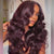Dark Burgundy 99J Human Hair Body Wave Glueless 13x4 HD Lace Frontal Wig