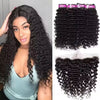 Brazilian Deep Wave Hair 3pcs Deep Wave With 13x4 Ear To Ear Lace Frontal - uprettyhair