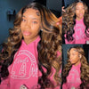 Ombre Highlight Brown 9x6 HD Lace Wig Human Hair Wear Go Glueless Wig