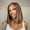 highlight straight 6x5 hd lace bob wig