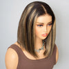 highlight straight 6x5 hd lace bob wig