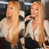 #27 Honey Blonde Pre Cut 6x5 HD Lace Wear And Go Glueless Wig Straight And Body Wave
