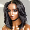 layered cut glueless hd lace closure bob wig