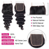 upretty hair loose deep wave 3 bundles with 5x5 HD lace closure