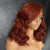 Pre Cut 6x5 HD Lace #33 Reddish Brown Glueless Loose Body Wave Short Wig Pre-Bleached Knots