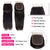straight human hair bundles with 5x5 hd lace closure