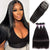 Straight Hair 3 Bundles With Closure Deals Bundles With 5x5 Lace Closure