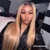 Ombre Honey Blonde Wear Go Wig Pre Cut 6x5 HD Lace Straight And Body Wave Glueless Wigs