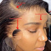 skinlike straight human hair 13x4 hd lace frontal