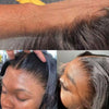 skinlike straight human hair 13x4 hd lace frontal