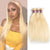 Upretty Hair 613 Blonde Straight Hair 3 Bundles