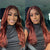 reddish brown pre cut lace wear go wig