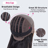 air cap wig side part curly bob wig glueless wig - uprettyhair