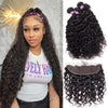 Water Wave Human Hair 4 Bundles With Frontal Brazilian Natural Wave Hair