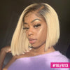 blonde ombre lace front bob wig - uprettyhair
