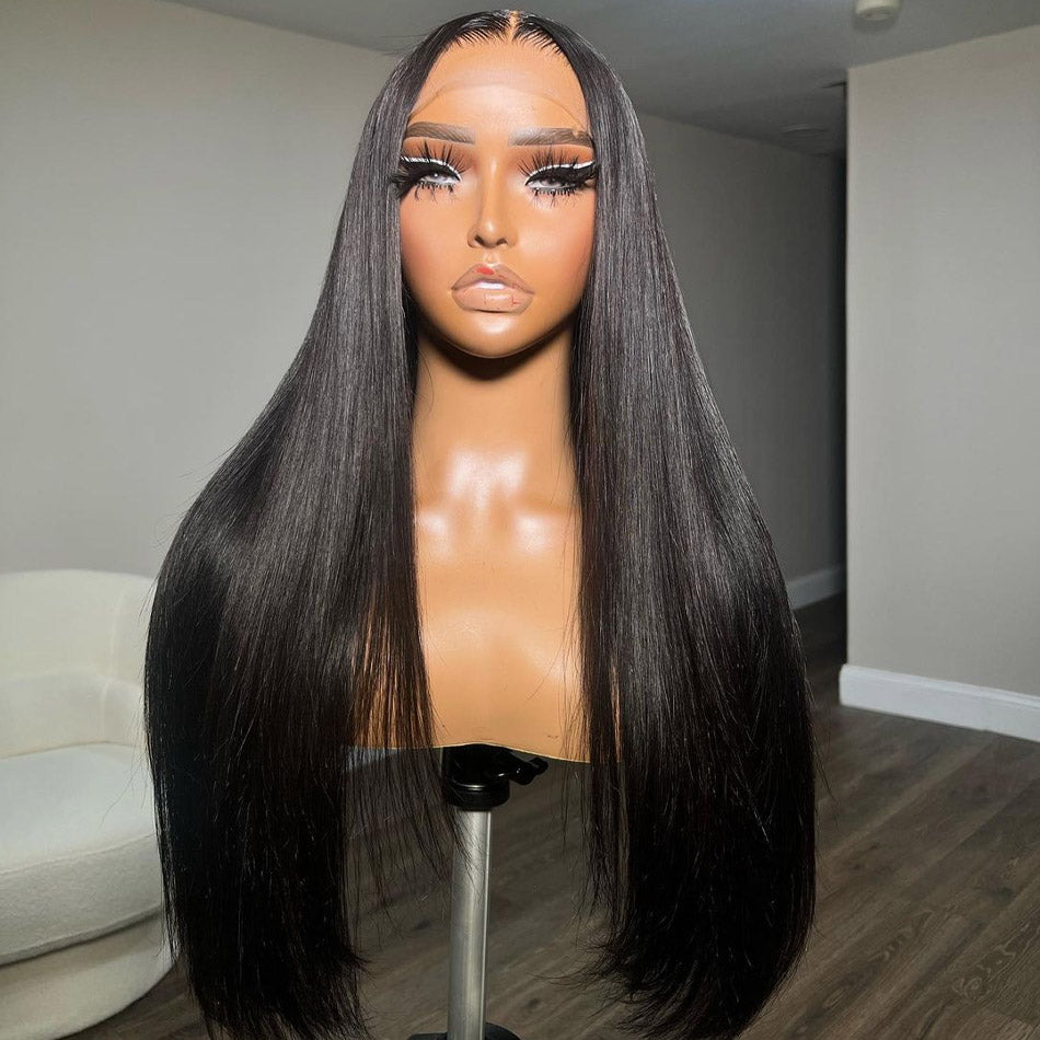 99J Human Hair Straight/Body Wave Glueless 5x5 HD Lace Closure Wig –  uprettyhair