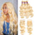 Brazilian Body Wave Hair 613 Blonde Color 3 Bundles With 4x4 Lace Closure - uprettyhair