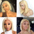 613 Straight Hairstyles 13x6 Bob Lace Wig 150% Density Blonde Hair - uprettyhair