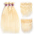 Straight 613 Blonde Human Hair Bundles 3pcs With 13x4 Lace Frontal - uprettyhair