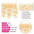 blonde hair bundles with lace frontal