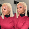 613 Straight Hairstyles 13x6 Bob Lace Wig 150% Density Blonde Hair - uprettyhair