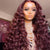 99j burgundy loose deep wave hair lace wigs
