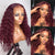 Deep Wave 99J Burgundy Colored Human Hair 13x4 Lace Frontal Wig 180% Density - uprettyhair