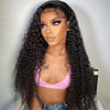 High Quality Jerry Curly Lace Front Wigs 200% Density Human Hair Wigs - uprettyhair