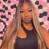 ombre highlight honey blonde lace wigs