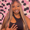 ombre highlight honey blonde lace wigs