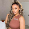 balayage highlight loose deep wave hd lace wig
