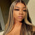 balayage highlight straight hair lace wig