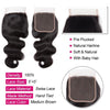 Brazilian Body Wave 5x5 Lace Closure Natural Black Color Brazilian Human Hair - uprettyhair
