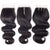 Body Wave 4x4 Lace Closure Free Part Middle Part Three Part Closure - uprettyhair
